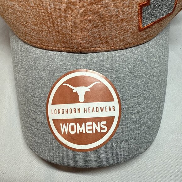 NWT University of Texas At Austin Orange Bedazzled Snapback Womens Baseball Cap - Picture 2 of 11